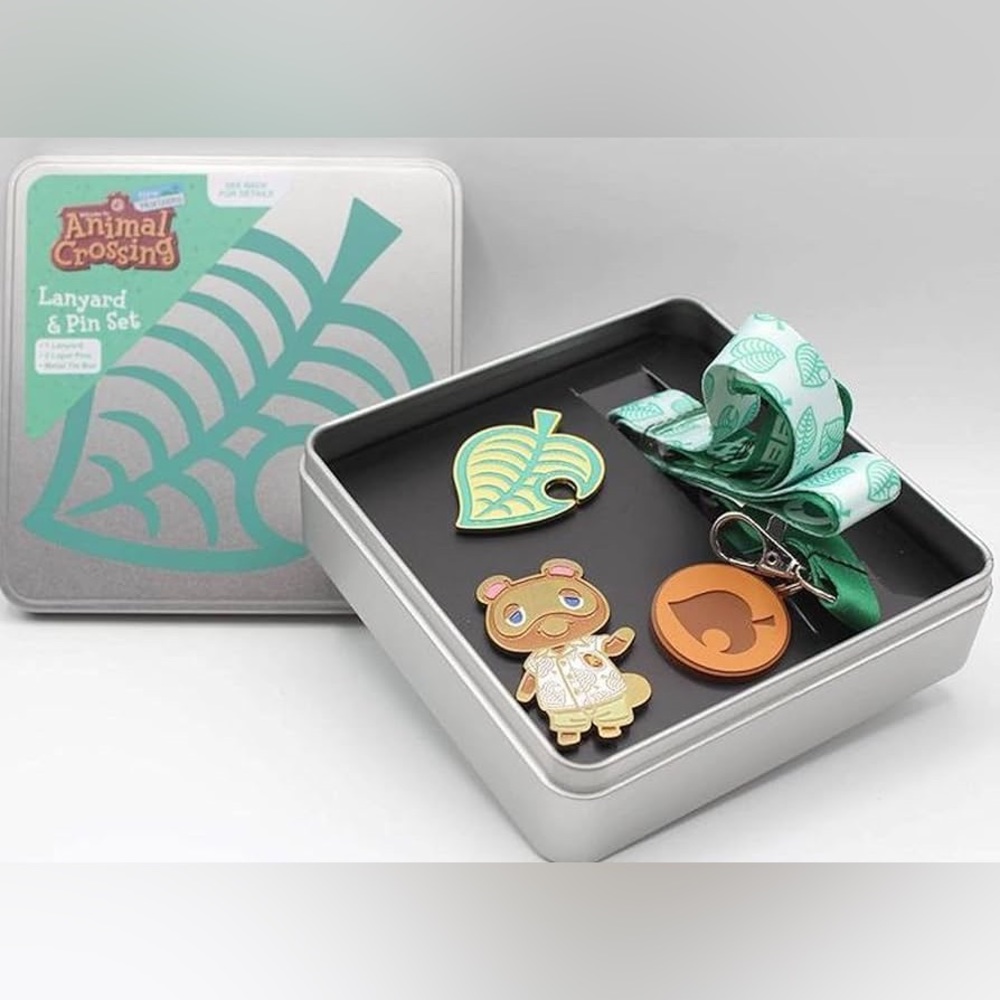 Animal Crossing Lanyard & Pin Set